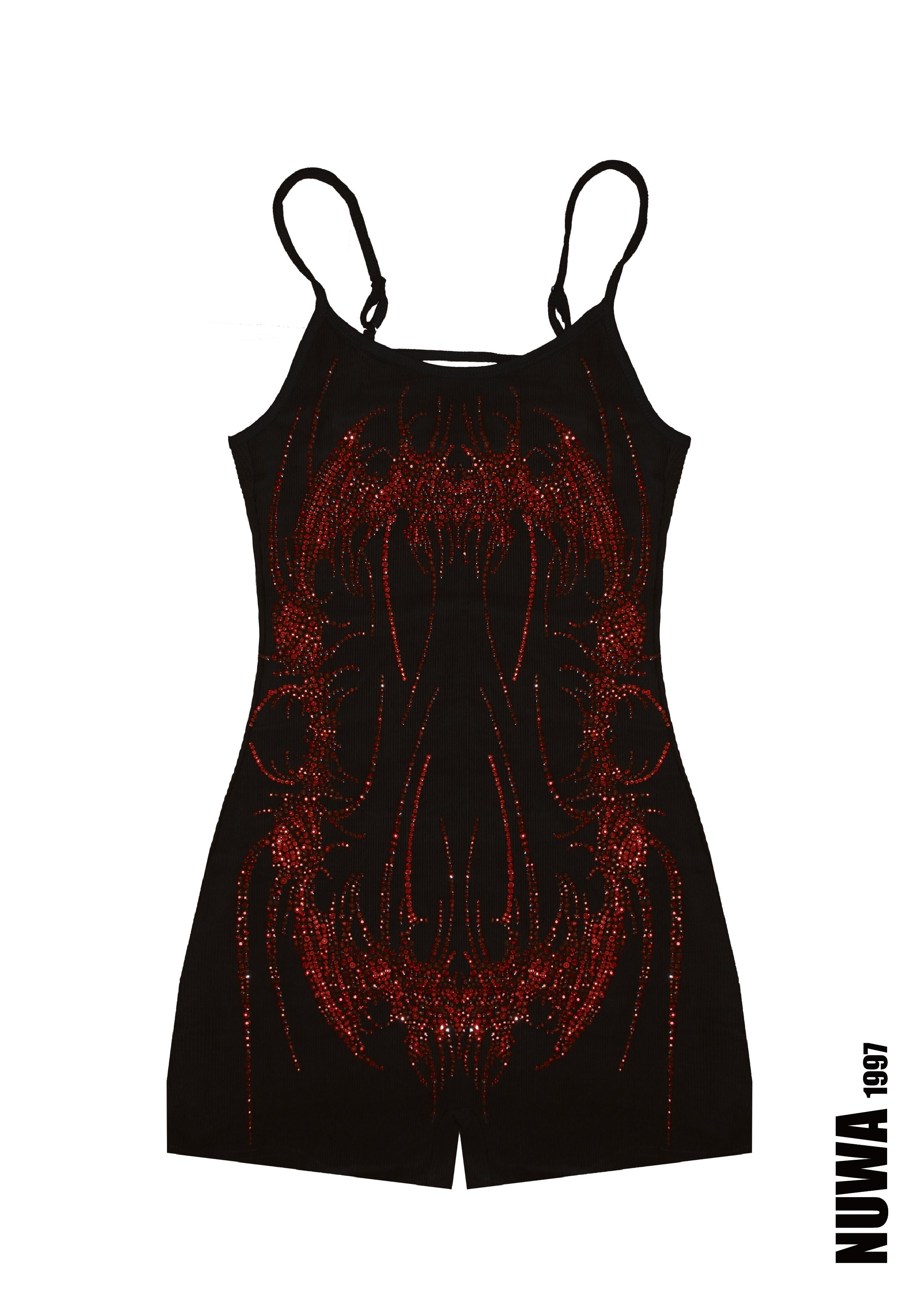 H3ll Gate Rhinestoned bodysuit – NUWA1997