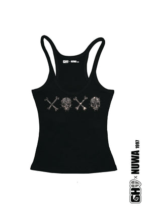 XOXO Rhinestone Tank Top Product View