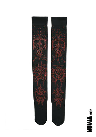 “Paingel” thigh high socks
