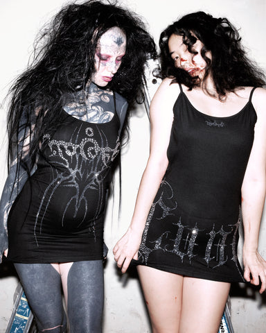 Backless ultra mini dress