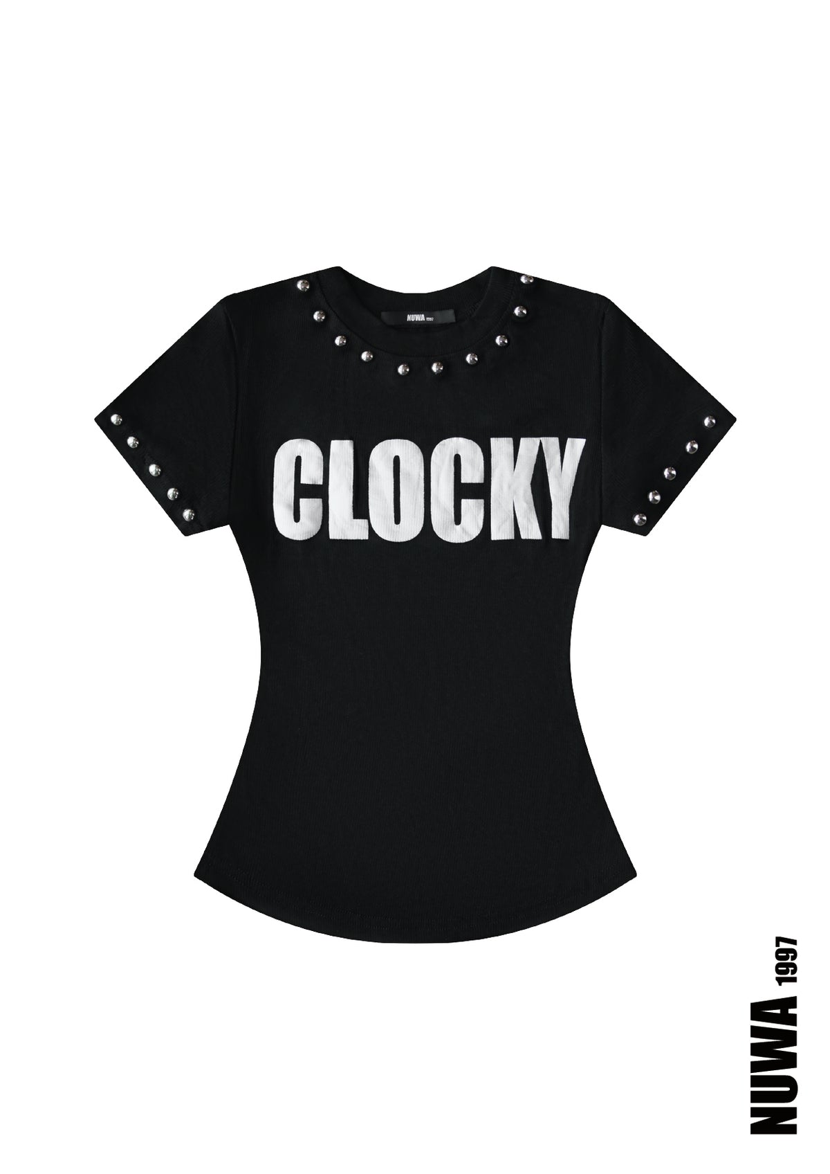 NUWA1997 clocky babytee top product view