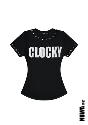 NUWA1997 clocky babytee top product view