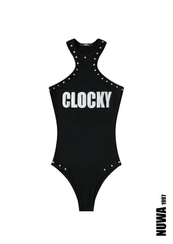 clocky bodysuit