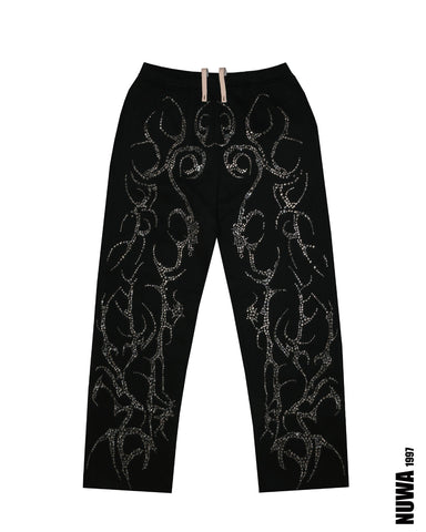 Rhinestone sigil pants