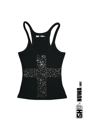 Sassy religion Cross tank top