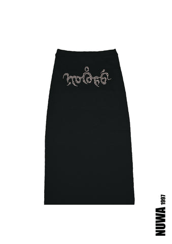 “Paingel” midi skirt