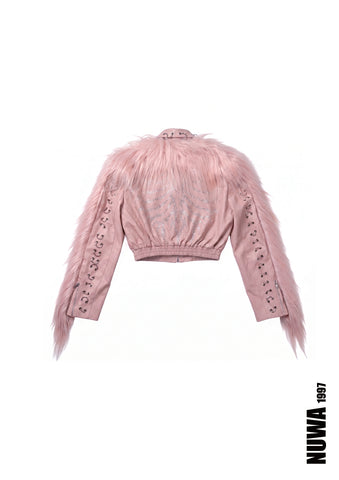 Venom leather bomber jacket