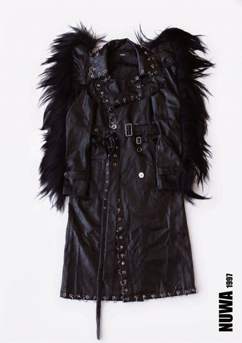 The Crow goatfur trench coat