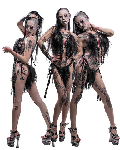 Ancient Desire goat fur bikini