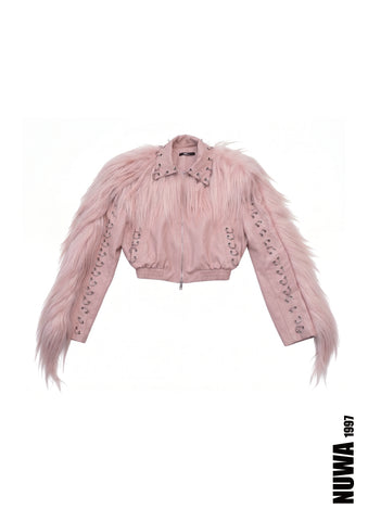 Venom leather bomber jacket