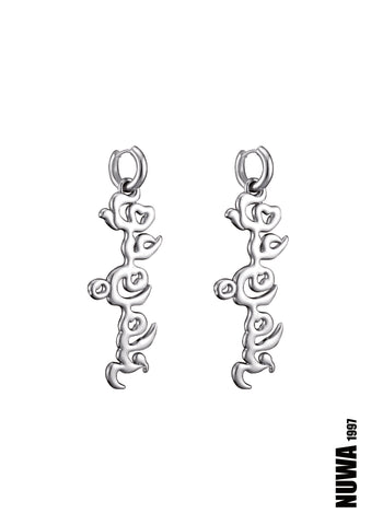 NUWA logo earring