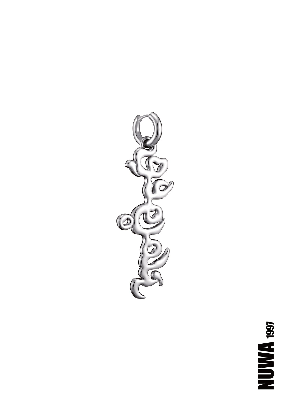 NUWA logo earring
