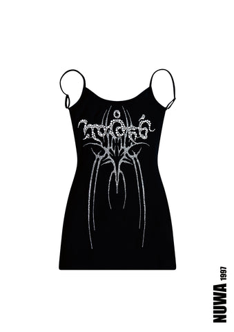 Backless ultra mini dress