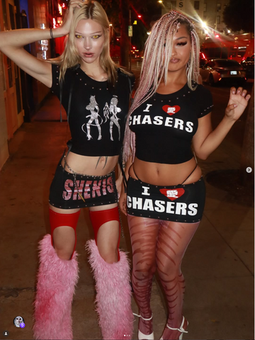 I ❤️ chasers baby tee