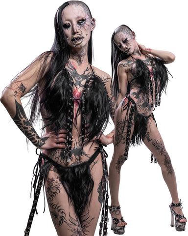 Ancient Desire goat fur bikini