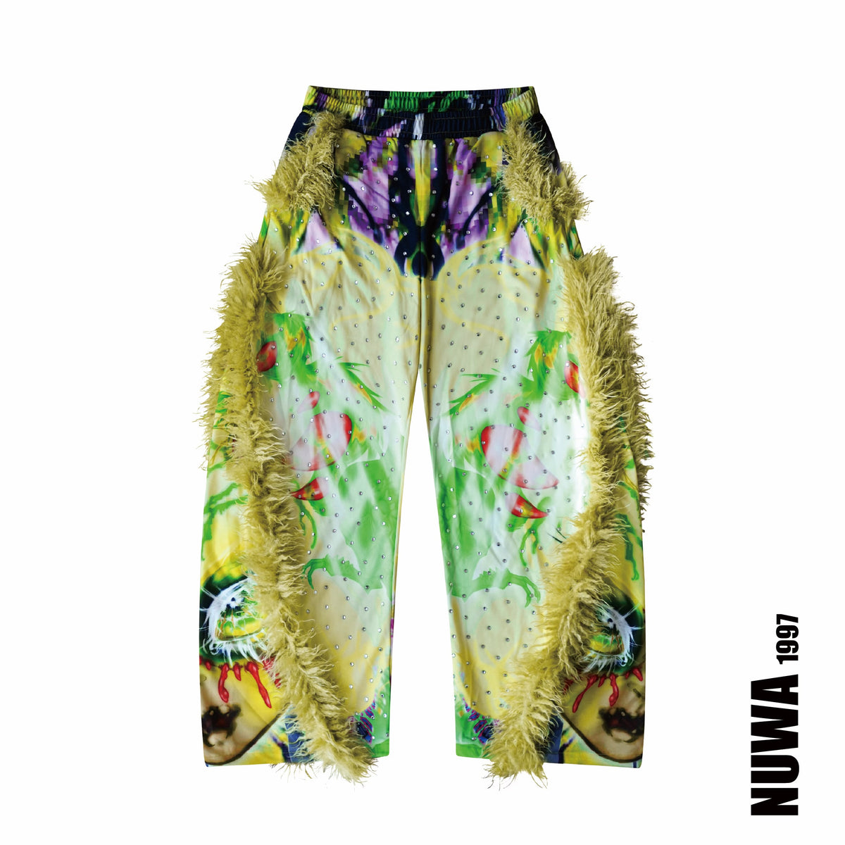 NUWA1997 Hoso hoodie & pants set in Green product view - alternate view