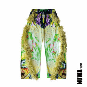 NUWA1997 Hoso hoodie & pants set in Green product view - alternate view