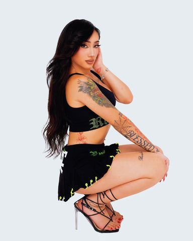 “Realness” mini skirt