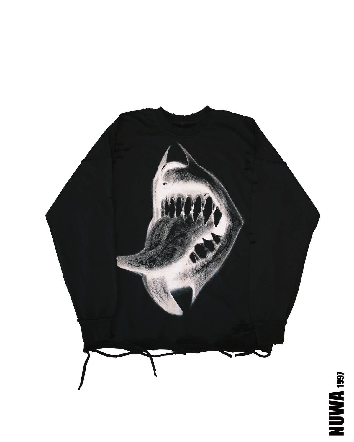 NUWA1997 “Last Kiss” oversized shirt top product view