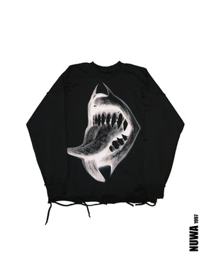 NUWA1997 “Last Kiss” oversized shirt top product view