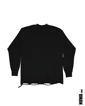 NUWA1997 “Last Kiss” oversized shirt top product view - alternate view