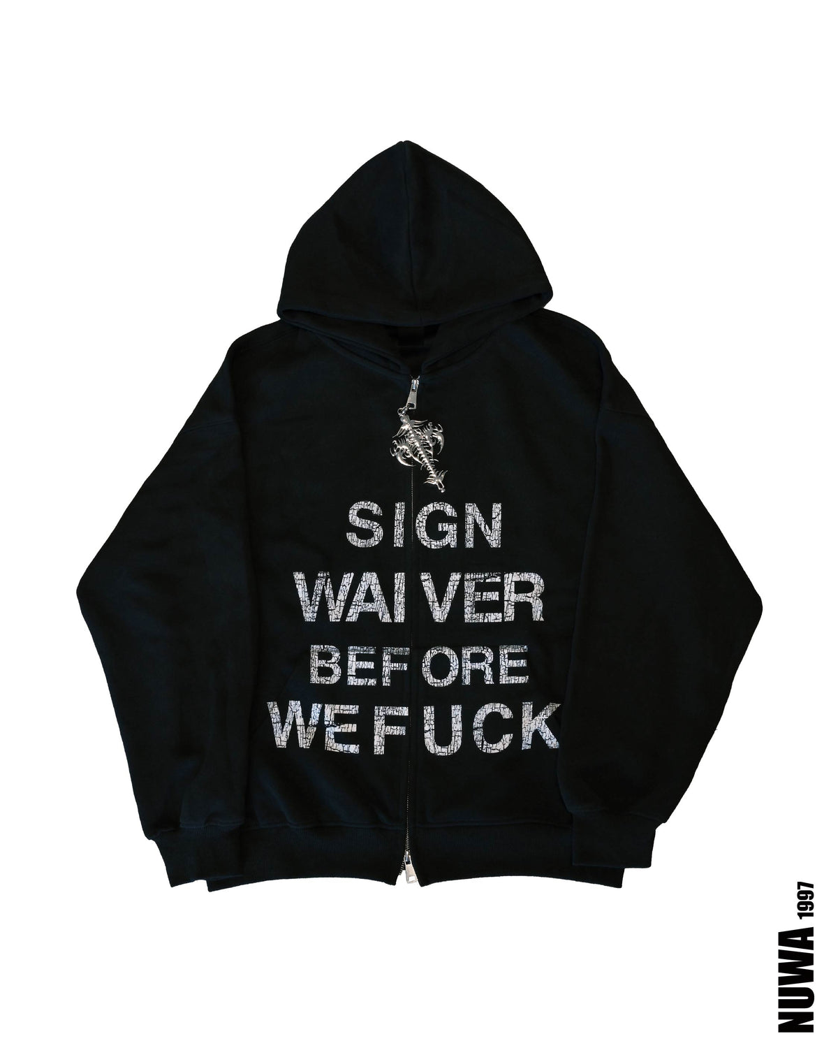 “Sign waiver before we FK” jacket