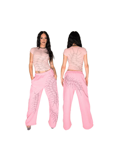 Arachnio Rhinestoned Baby Tee