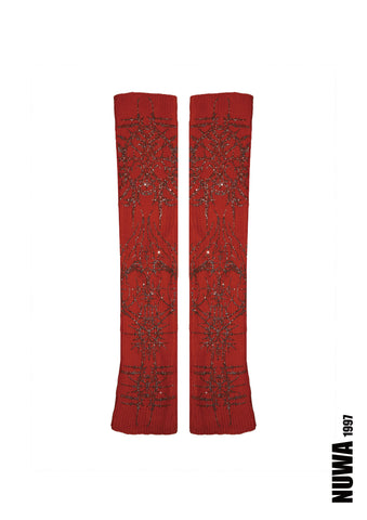 “Paingel” Rhinestoned gloves