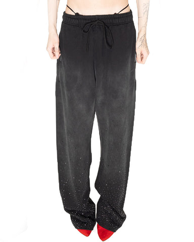 Rhinestoned Sweatpant