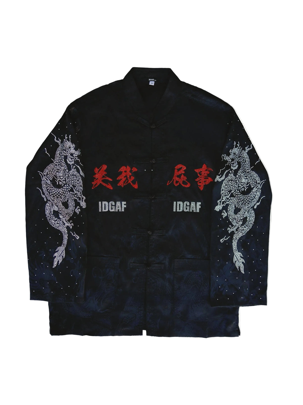 NUWA1997 Marcelo Wang X Nuwa1997 traditional Chinese style 唐装Shirt top in baddest-bitch product view - alternate view