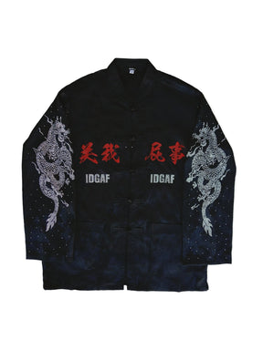 NUWA1997 Marcelo Wang X Nuwa1997 traditional Chinese style 唐装Shirt top in baddest-bitch product view - alternate view