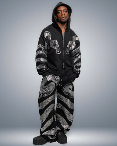 NUWA Anaconda Rhinestoned Jacket & pants