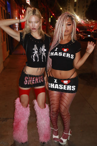 I ❤️ Chasers Ultra mini tube skirt