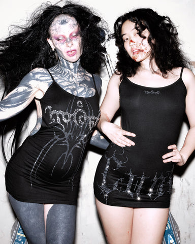 Backless ultra mini dress