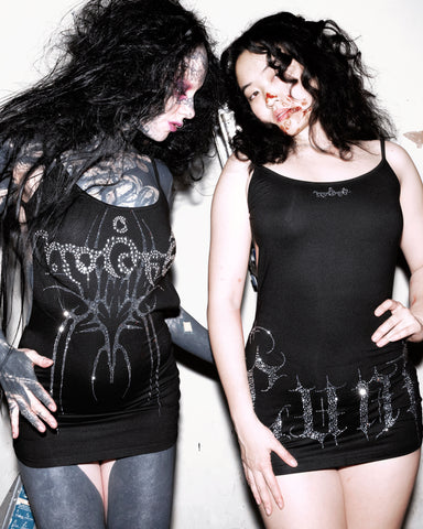 Backless ultra mini dress