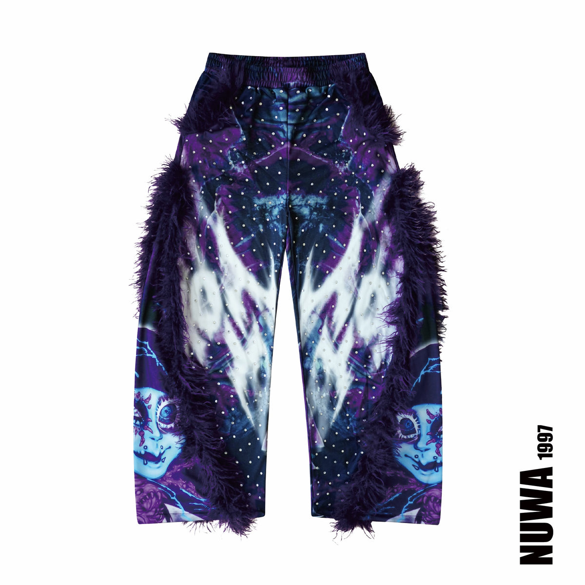 NUWA1997 Hoso hoodie & pants set in Green product view - alternate view
