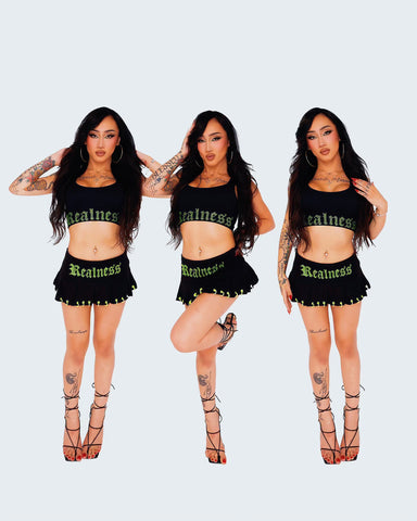 “Realness” mini skirt
