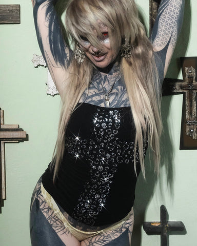 Sassy religion Cross tube top
