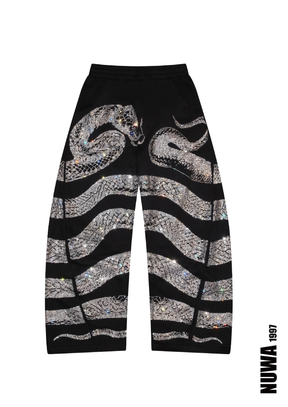 NUWA1997 NUWA Anaconda Rhinestoned hoodie & pants set product view - alternate view