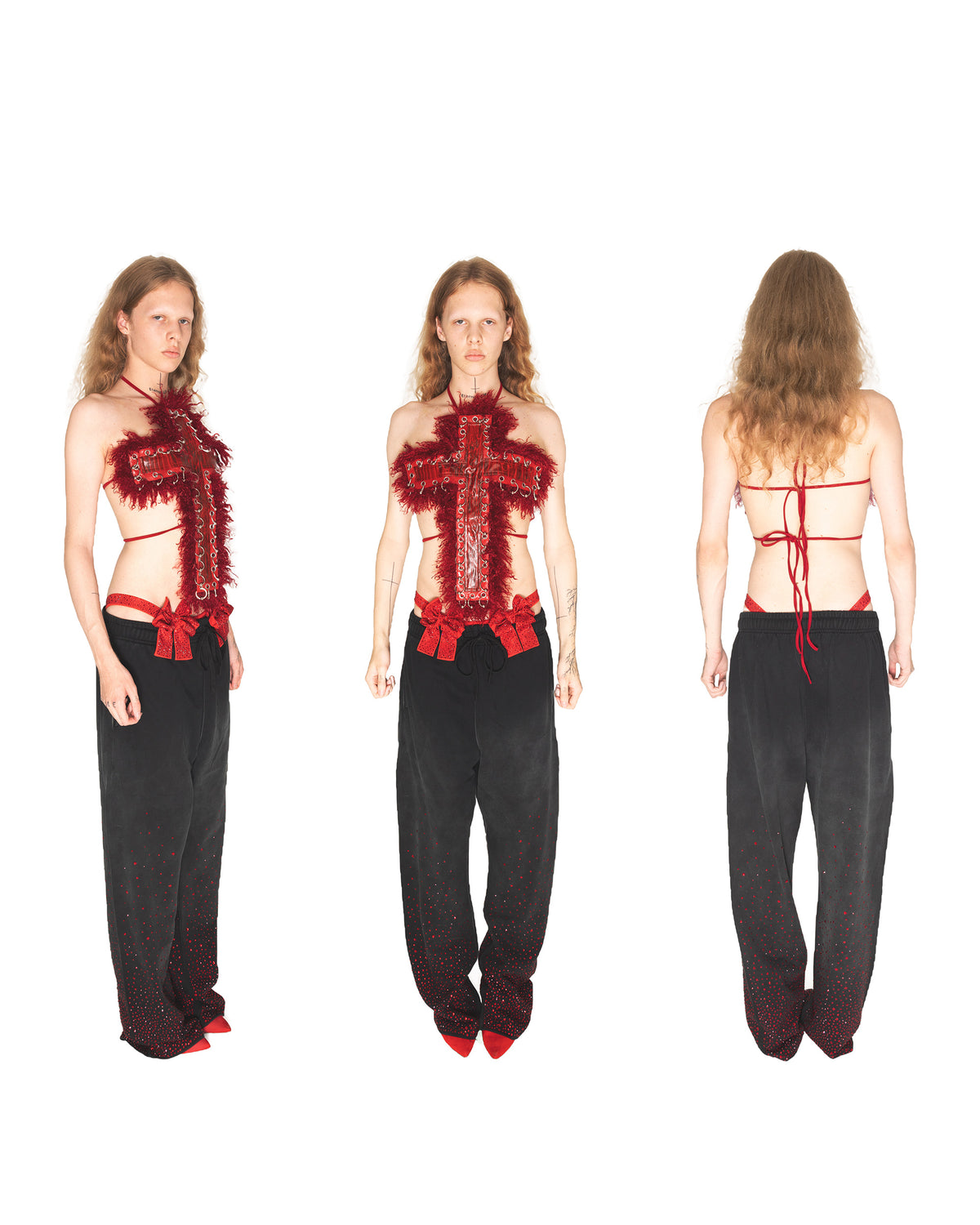 Rhinestoned Sweatpant