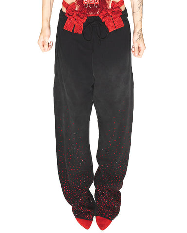 Rhinestoned Sweatpant