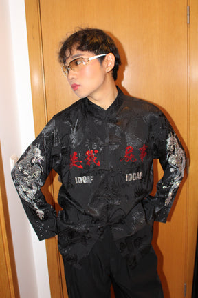 NUWA1997 Marcelo Wang X Nuwa1997 traditional Chinese style 唐装Shirt top in baddest-bitch product view - alternate view