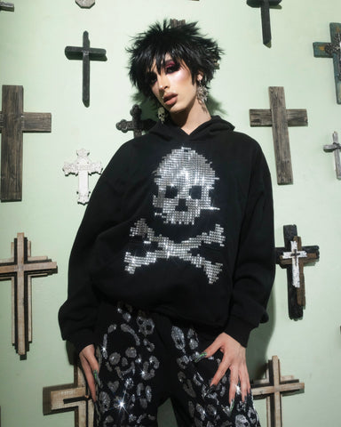 Digi skull hoodie