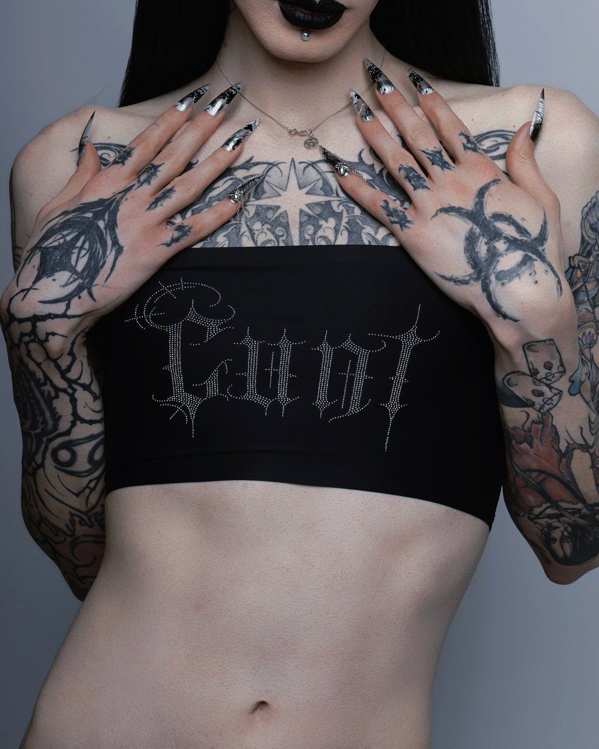 NUWA1997 “CUNT” bra bra top in CUNT product view - alternate view