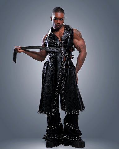 The Crow goatfur trench coat