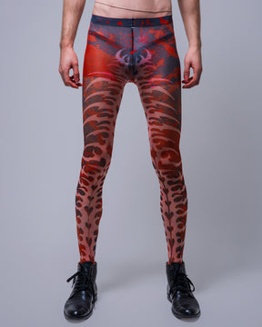 NUWA1997 “Sigil Blood” stocking in black-1 product view - alternate view