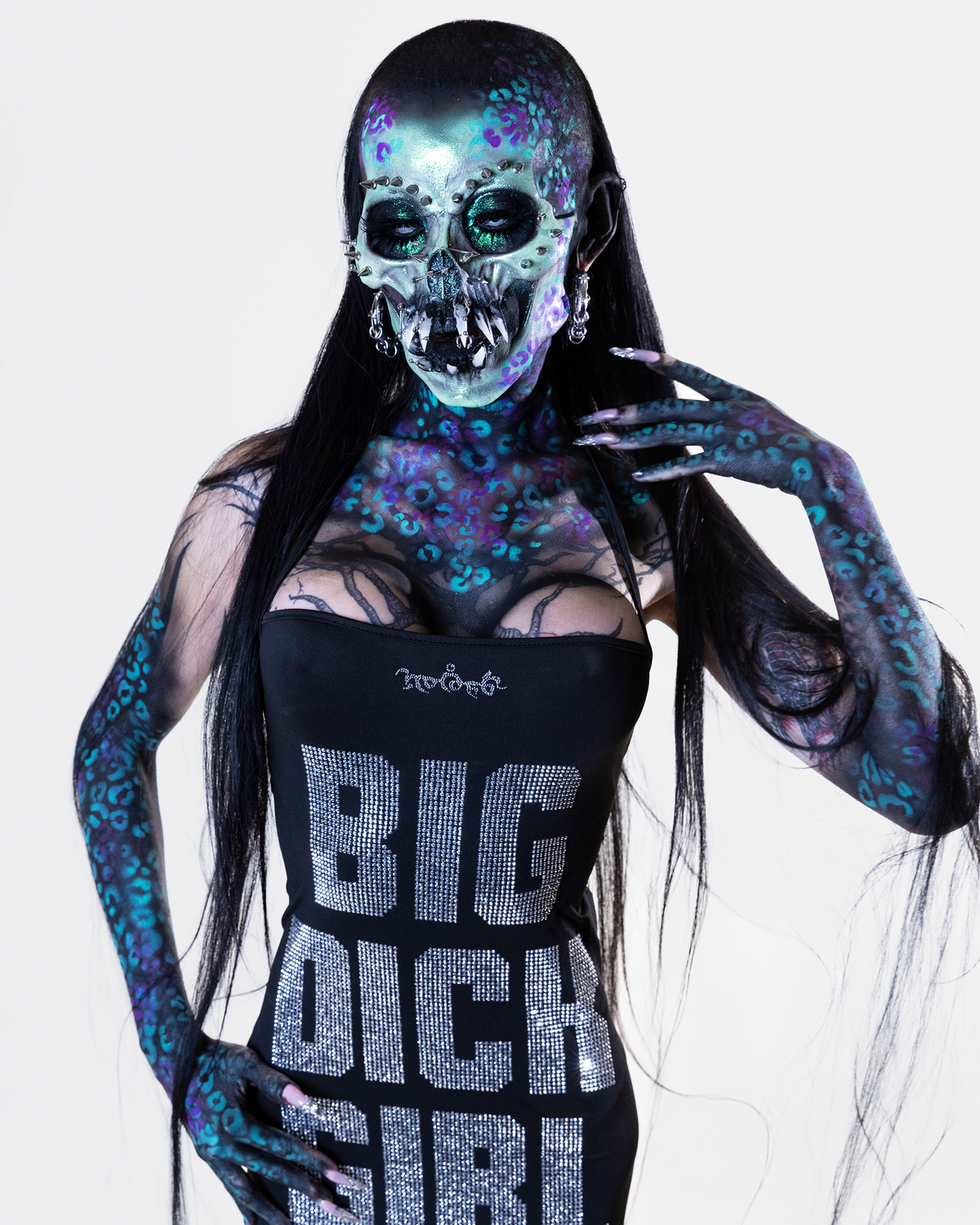 BDG Black Rhinestone Dress Mode