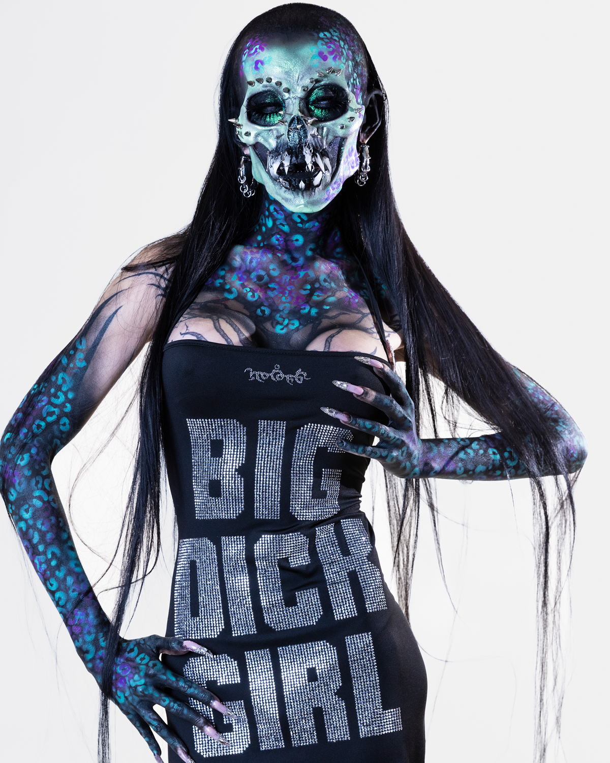 BDG Black Rhinestone Dress Mode