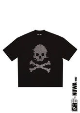 Digi Skull Rhinestone T-Shirt Product View