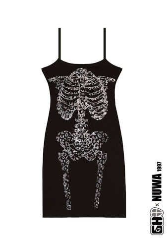 Skeleton diva dress